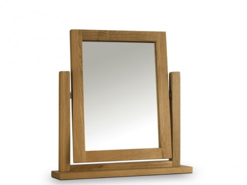 Julian Bowen Marlborough American Oak Dressing Table Mirror