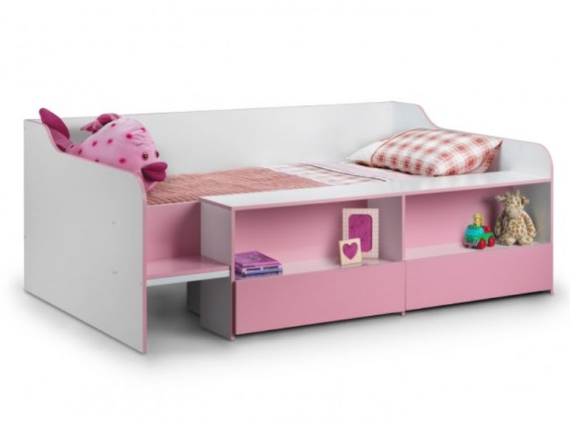 Julian Bowen Stella Pink Low Cabin Bed Frame