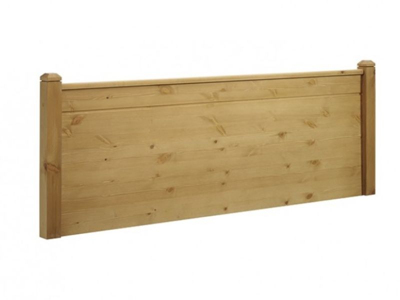 New Design Duke 2ft6 Small Single Rustic Oak Finish Wooden Headboard