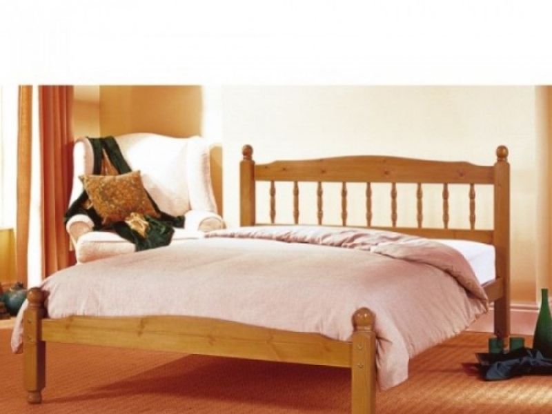 Airsprung Vancouver 4ft Small Double Cinnamon Wooden Bed Frame