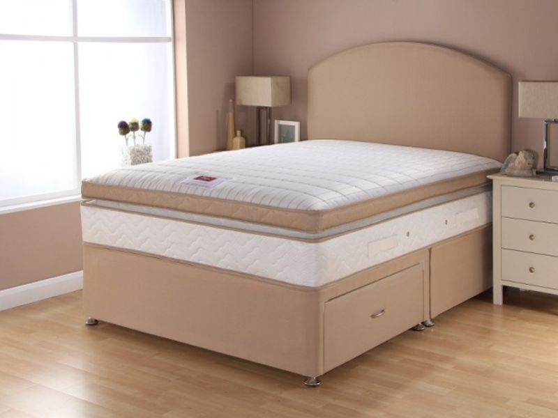 Airsprung Catalina Pocket Box Top 6ft Super Kingsize Divan Bed