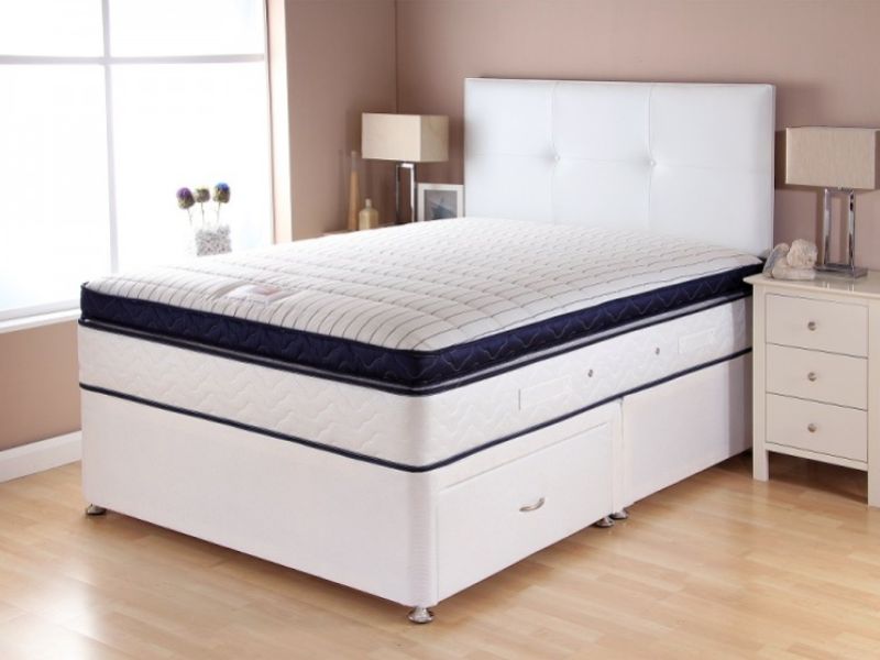 Airsprung Catalina Pocket Box Top 6ft Super Kingsize Divan Bed