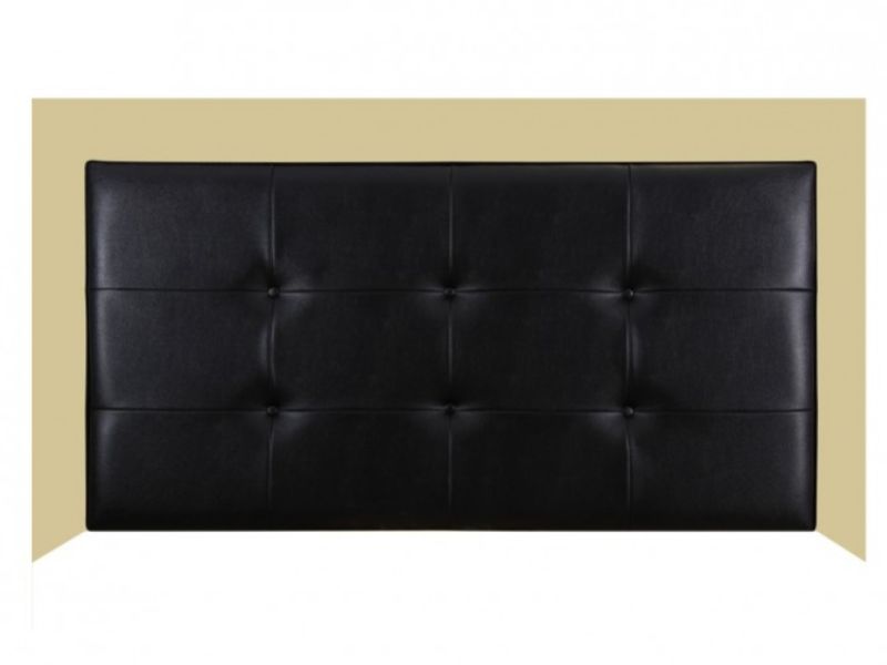 Airsprung Utah 4ft6 Double Faux Leather Headboard (Choice Of Colours)