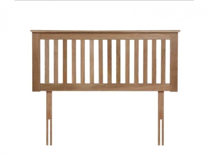 Flintshire Pentre 4ft6 Double Oak Finish Headboard