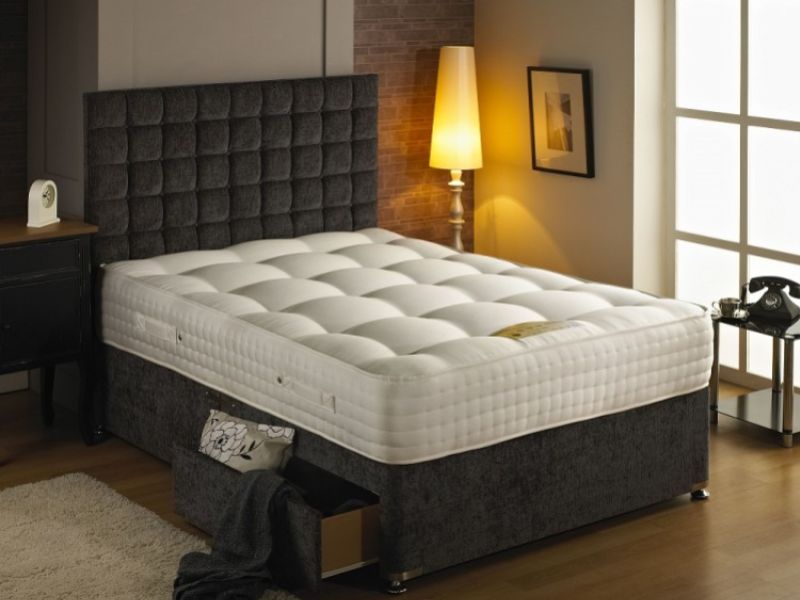 Dura Bed Premier 2000 4ft Small Double 2000 Pocket Springs Divan Bed