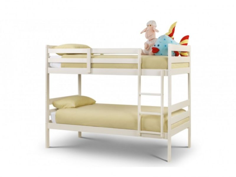 Julian Bowen Modena 3ft Single Stone White Bunk Bed