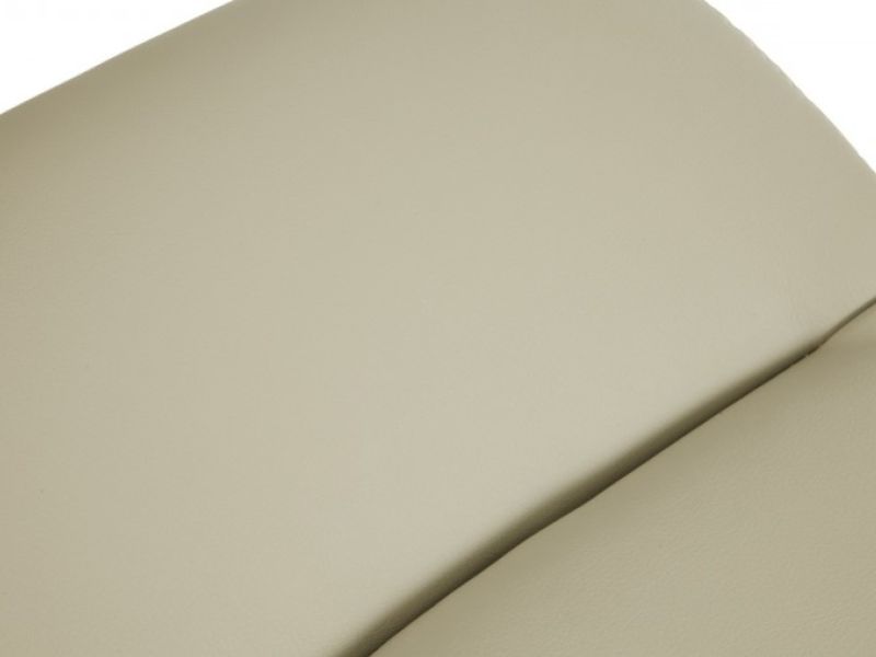 Serene Halden Taupe Faux Leather Recliner Chair