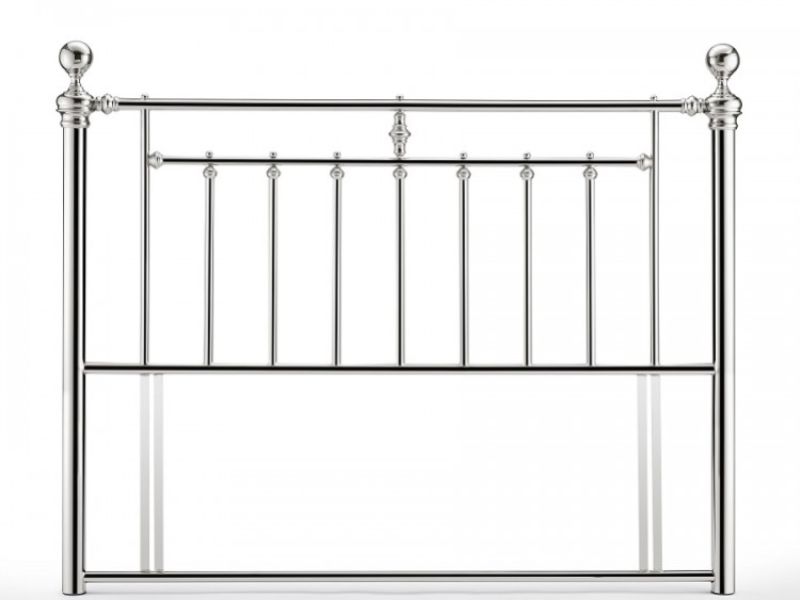 Time Living Alexander 5ft Kingsize Chrome Metal Headboard