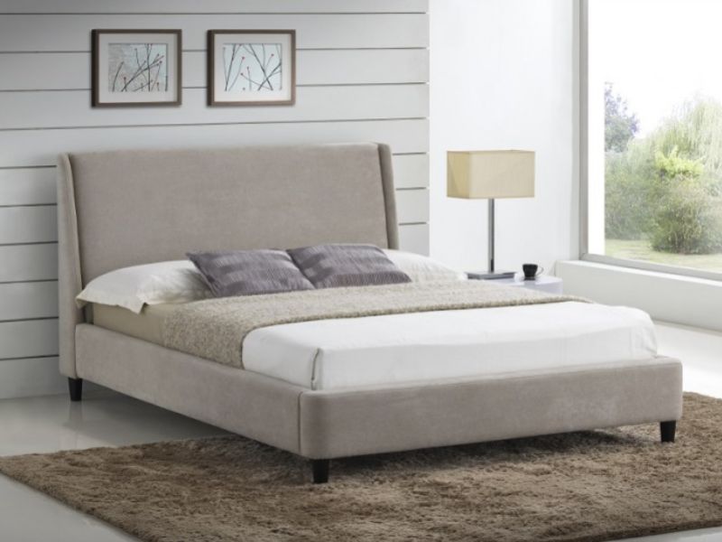 Time Living Edburgh 5ft Kingsize Sand Fabric Bed Frame
