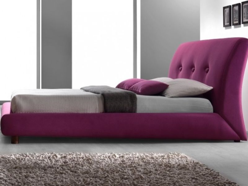 Time Living Sache 5ft Kingsize Ruby Fabric Bed Frame