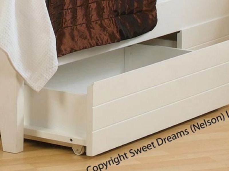 Sweet Dreams White Painted Finish Under Bed Drawers (2 Drawers) Bundle