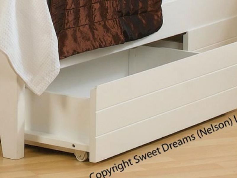 Sweet Dreams White Painted Finish Under Bed Drawers (4 Drawers) Bundle