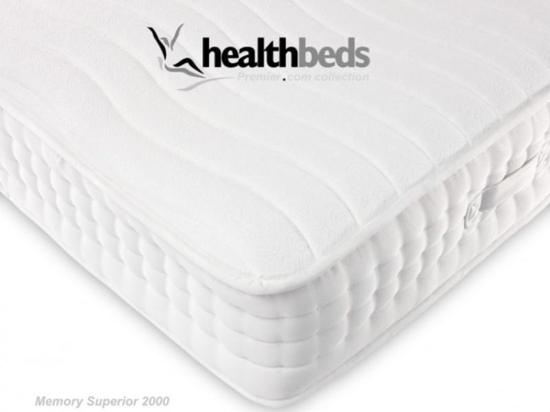 Healthbeds Memory Superior 2000 2ft6 Small Single Mattress