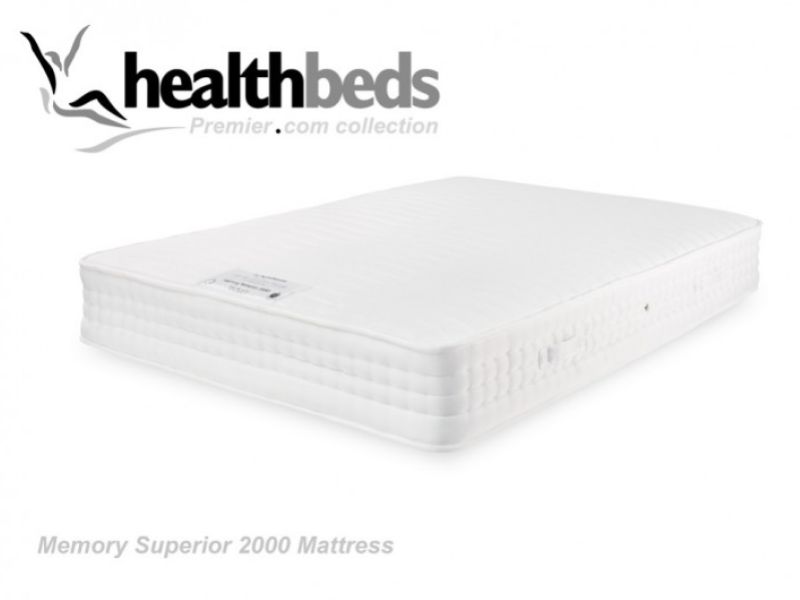 Healthbeds Memory Superior 2000 2ft6 Small Single Mattress