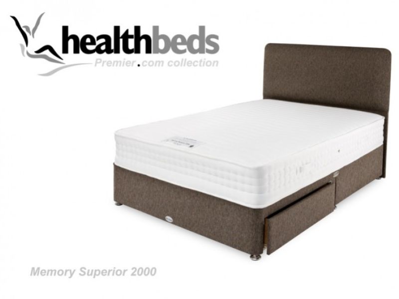 Healthbeds Memory Superior 2000 6ft Super Kingsize Bed