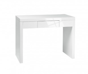 Gloss white dressing table sales with drawers