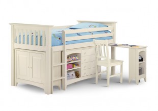 Julian Bowen Cameo White Sleep Station Mid Sleeper by Julian Bowen
