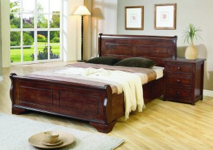 Cherry outlet wood headboard