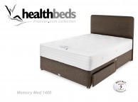 Healthbeds Memory Med 1400 4ft6 Double Bed Thumbnail