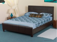 Sweet Dreams Grouse 3ft Single Black Faux Leather Bed Frame Thumbnail