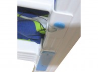 Metal Beds 3ft Single White Metal No Bolt Bunk Bed Thumbnail