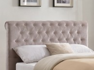 Flair Furnishings Lola 6ft Super Kingsize Mink Fabric Bed Frame Thumbnail