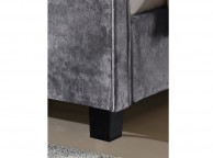 Flair Furnishings Lola 6ft Super Kingsize Silver Fabric Ottoman Bed Frame Thumbnail