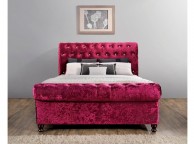 Birlea Bordeaux 6ft Super Kingsize Plum Fabric Bed Frame Thumbnail