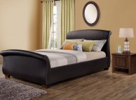 Birlea Barcelona 5ft Kingsize Brown Faux Leather Bed Frame Thumbnail