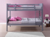 Birlea Dakota 3ft Single Grey Wooden Bunk Bed Thumbnail