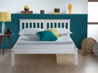 Birlea Salvador 4ft Small Double White Wash Wooden Bed Frame Thumbnail