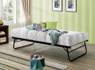 Birlea Lyon 3ft Single Black Metal Day Bed with Trundle Thumbnail