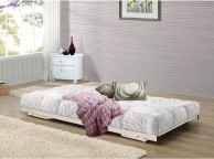 Birlea Trundle Guest Under Bed in Cream Metal by Birlea