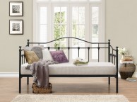 Birlea Torino 3ft Single Black Metal Day Bed Thumbnail