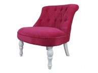 Kidsaw Mini Anais Chair In Pink Velvet Thumbnail