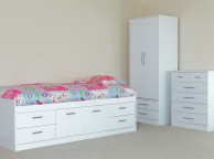 Kidsaw Arctic Hare White Chest Of Drawers Thumbnail