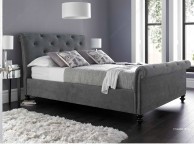 Kaydian Belford 5ft Kingsize Pewter Fabric Bed Thumbnail