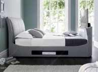 Kaydian Maximus 5ft Kingsize Smoke Fabric TV Bed Thumbnail