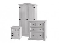 Core Corona Whitewashed Pine Bedroom Set Thumbnail