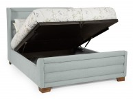 Serene Cordelia 4ft6 Double Duck Egg Fabric Ottoman Bed Frame Thumbnail