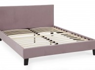 Serene Evelyn 6ft Super Kingsize Lavender Fabric Bed Frame Thumbnail