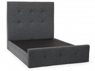Serene Katherine 6ft Super Kingsize Charcoal Fabric Ottoman Bed Frame Thumbnail