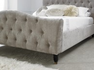 Limelight Phobos 4ft6 Double Mink Velvet Fabric Bed Frame Thumbnail