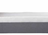GFW Ascot 4ft6 Double Grey Fabric Ottoman Bed Frame Thumbnail