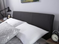 GFW Ascot 4ft6 Double Black Fabric Ottoman Bed Frame Thumbnail