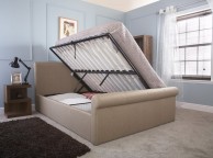 GFW Carolina 5ft Kingsize Bronze Fabric Ottoman Bed Frame Thumbnail