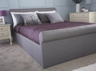 GFW Carolina 5ft Kingsize Silver Fabric Ottoman Bed Frame Thumbnail