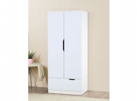 Birlea Paddington Wardrobe White and Oak Thumbnail