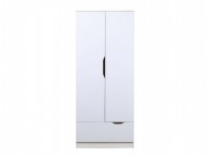 Birlea Paddington Wardrobe White and Oak Thumbnail