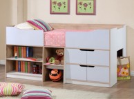 Birlea Paddington Cabin Bed White and Oak Thumbnail